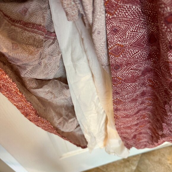 Sweet Magnolia | XXL Short Sleeve Tiered Maxi Dress Viscose Lined Boho Peasant - Picture 11 of 12